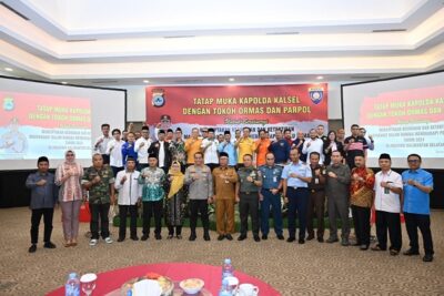 Kapolda Kalsel Menggelar Aksi Damai di Banjarmasin