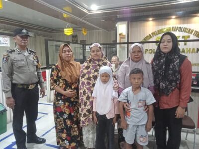 Polres Asahan Berhasil Mempertemukan Anak dengan Ibunya Kembali